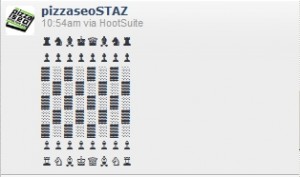 Obrázok č.4 - Najpopulárnejší web klient Hootsuite.com s prehľadom prešiel testom a načítal stĺpcový textový reťazec
