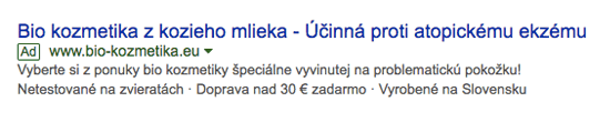 zakladna reklama ukazka
