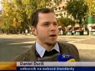 Daniel Duriš hovoril o prístupnosti webov štátnej správy na TV Markíza