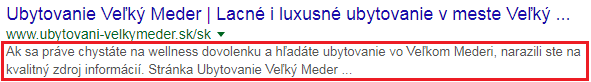 dlhý meta popisok