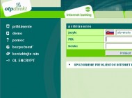 Internet banking OTP banky