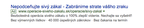 hrozba reklama druha ukazka