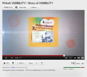 Príbeh Visibility - video na Youtube