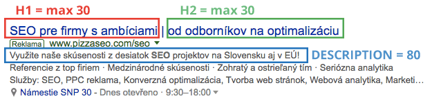 ukazka adwords reklamy
