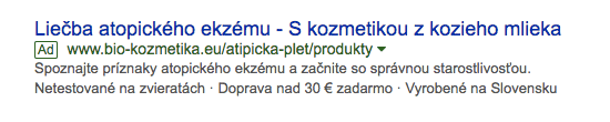 riesenie reklama ukazka