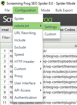 nastavenie robots.txt