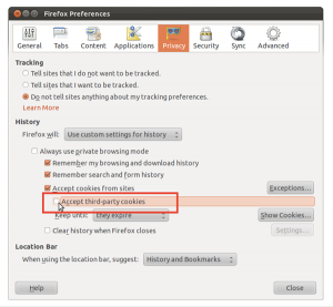 Third-party cookies vs Do Not Track (DNT) Firefox