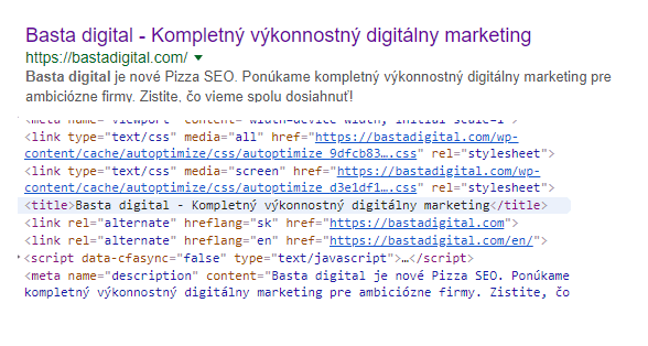 Viditeľnosť v Google